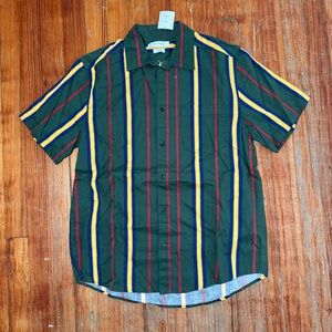 Urban Outfitters Striped Short Sleeve Shirt